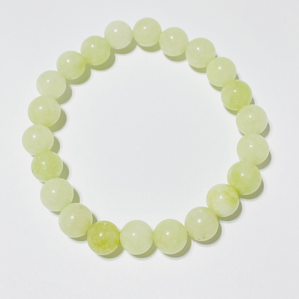 Natural Stone New Jade Crystal Healing Bracelets 8mm